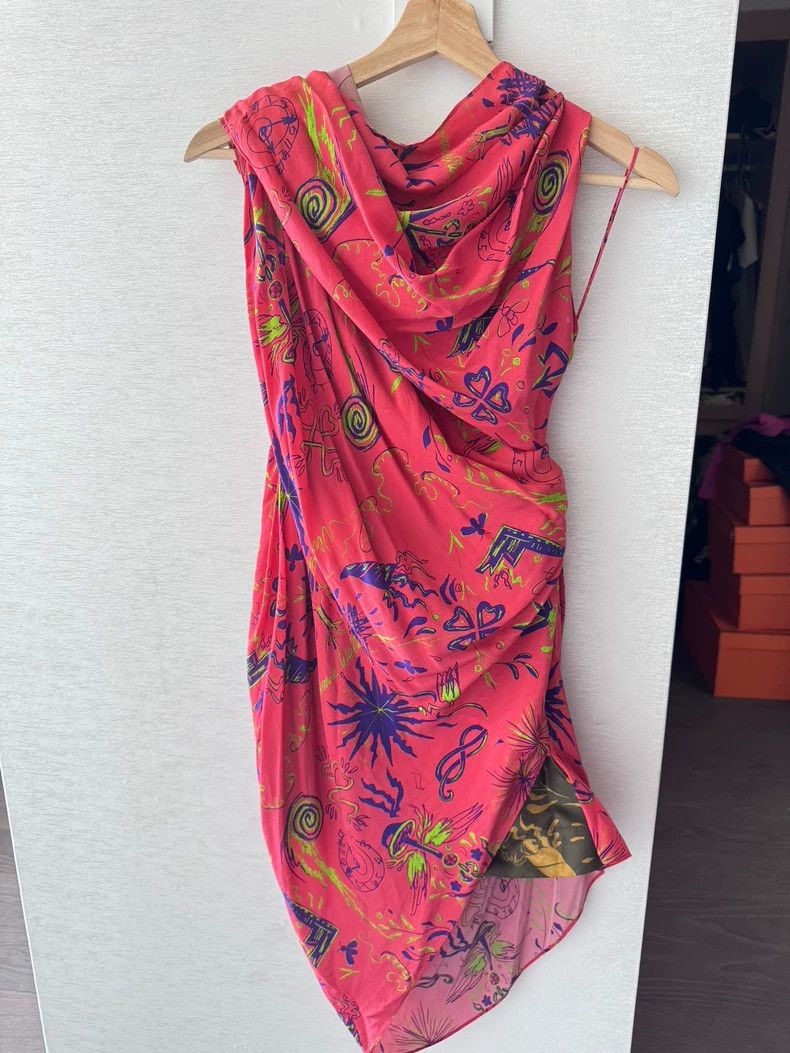 Vivienne Westwood Vivienne Westwood Silk Fake Two-Piece Dress - dmc Size M / US 6-8 / IT 42-44 - 2 Thumbnail