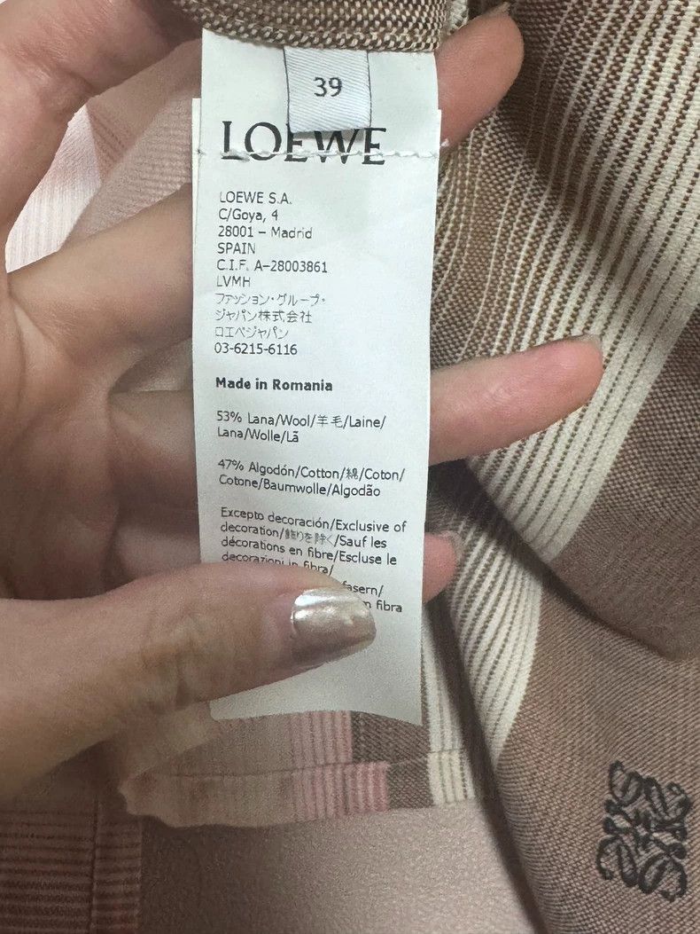 Loewe Loewe Oversized Striped Button Up Shirt - dmc Size M / US 6-8 / IT 42-44 - 5 Thumbnail