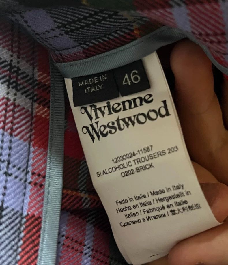 Vivienne Westwood Vivienne Westwood Tartan Alcoholic Trousers - dmc Size 28" / US 6 / IT 42 - 5 Thumbnail