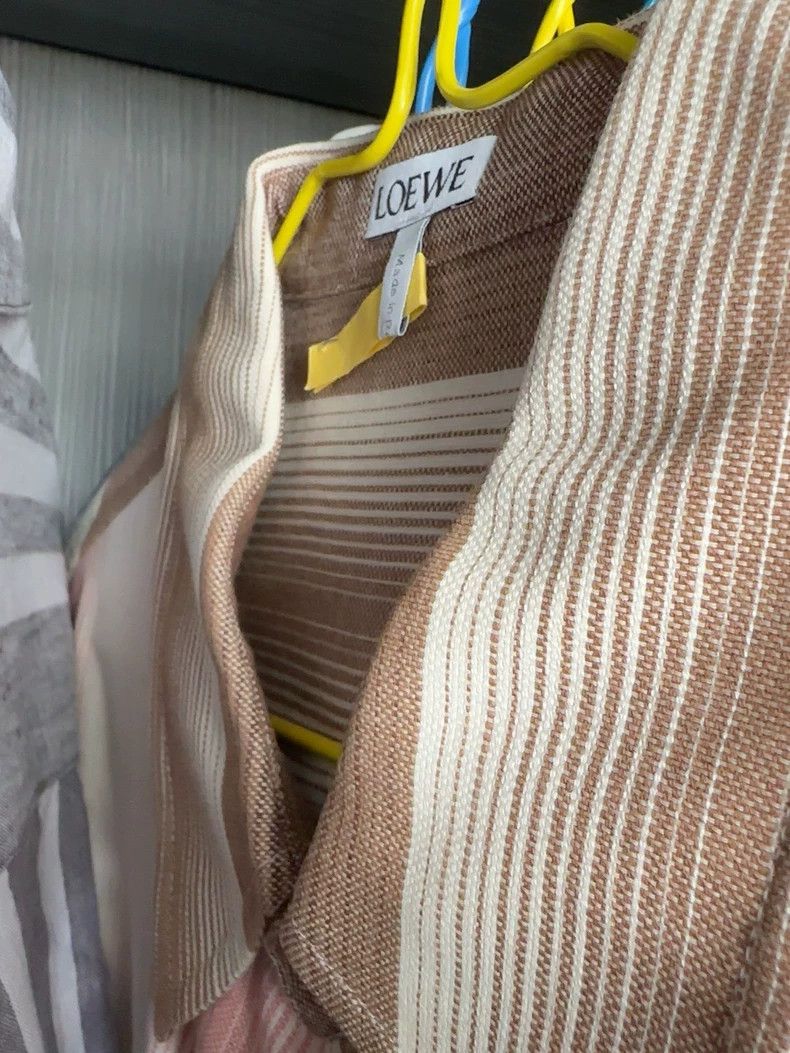 Loewe Loewe Striped Oversized Button Up Shirt - dmc Size M / US 6-8 / IT 42-44 - 6 Thumbnail