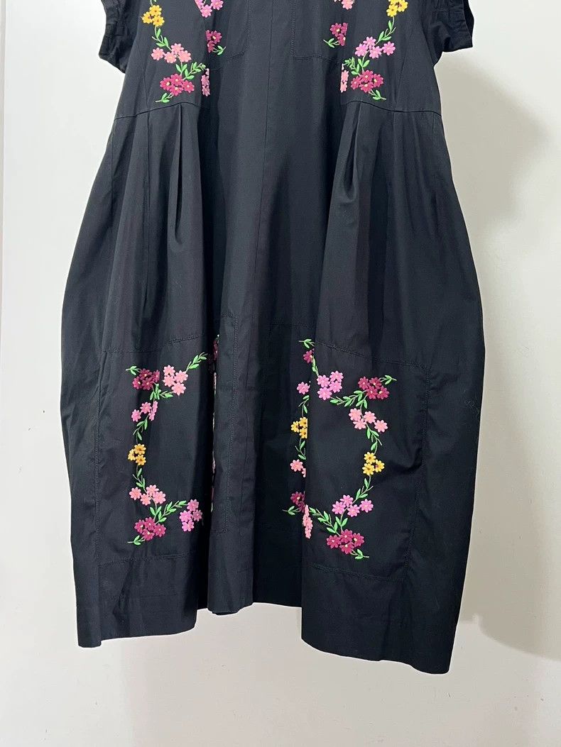 Comme des Garcons Comme des Garcons Embroidered Floral Dress - dmc Size M / US 6-8 / IT 42-44 - 2 Thumbnail