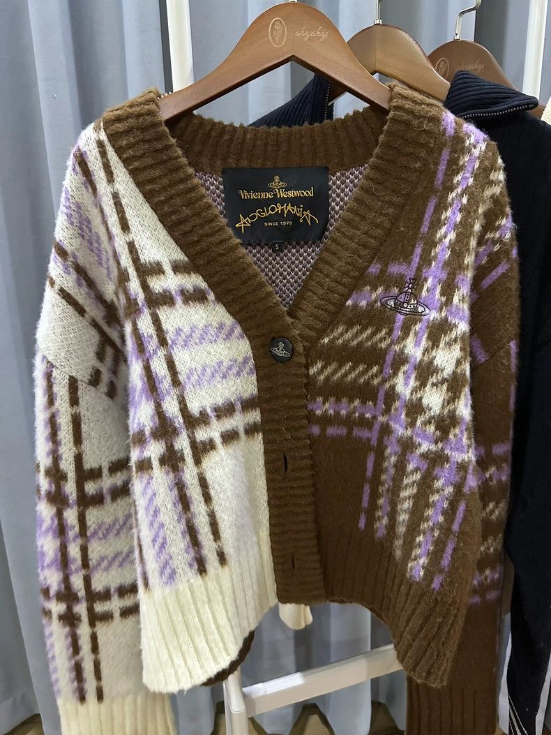Vivienne Westwood Vivienne Westwood Plaid Knit Cardigan - dmc Size M / US 6-8 / IT 42-44 - 2 Thumbnail