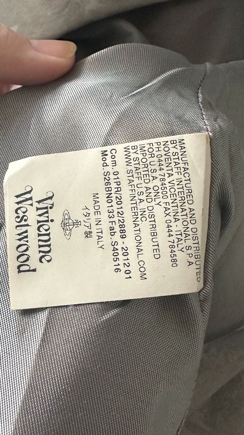 Vivienne Westwood Vivienne Westwood Silver Brocade Blazer - dmc Size M / US 6-8 / IT 42-44 - 6 Thumbnail