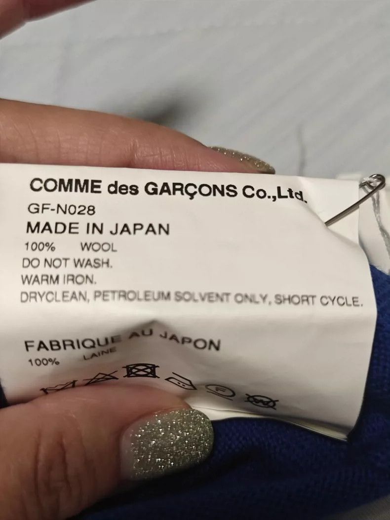 Comme des Garcons CDG Wool Three-Color Sleeveless Tank Top - dmc Size M / US 6-8 / IT 42-44 - 4 Thumbnail