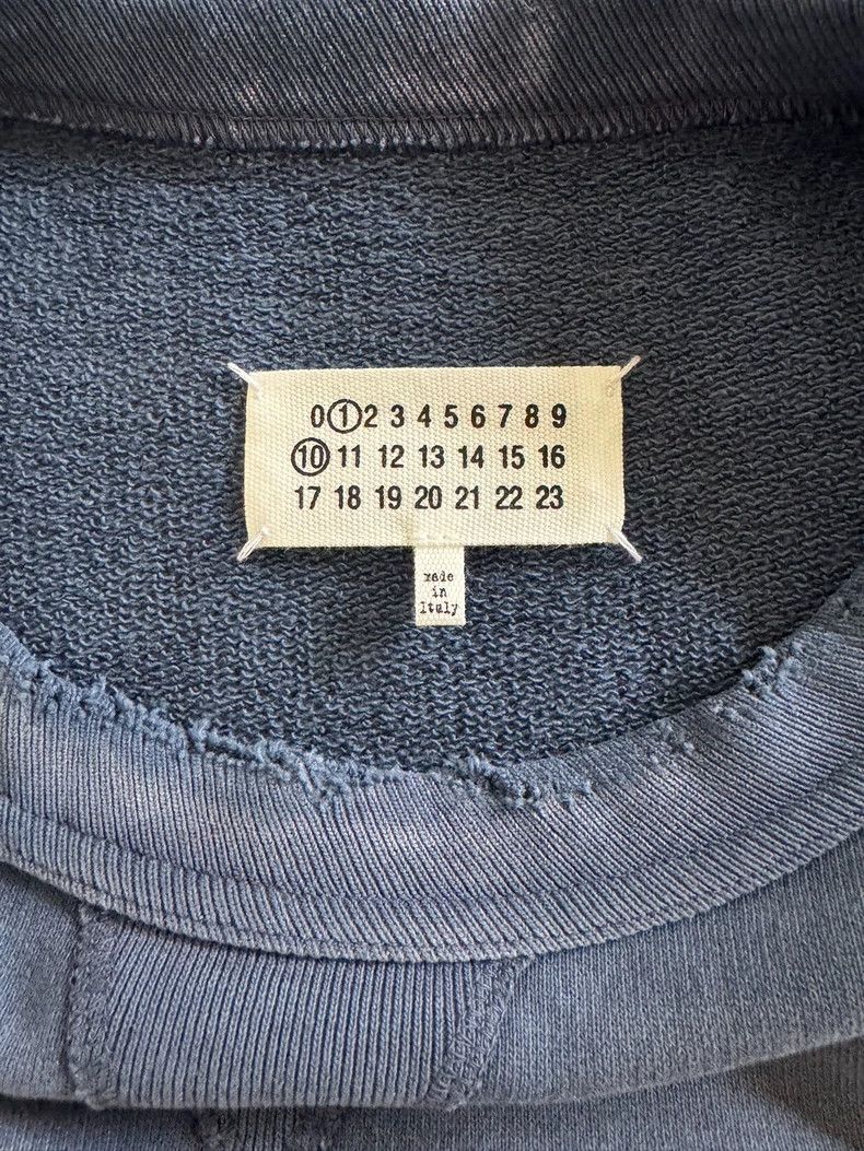 Maison Margiela Maison Margiela Ink Distressed Sweatshirt - dmc Size M / US 6-8 / IT 42-44 - 3 Thumbnail