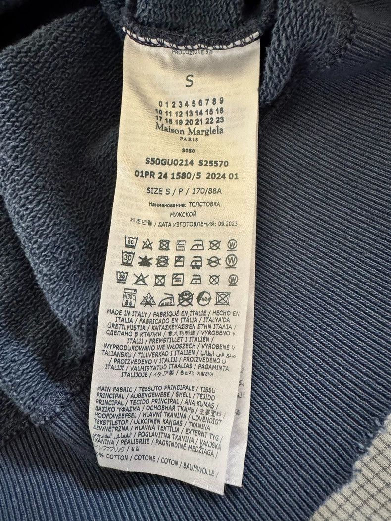 Maison Margiela Maison Margiela Ink Distressed Sweatshirt - dmc Size M / US 6-8 / IT 42-44 - 4 Thumbnail