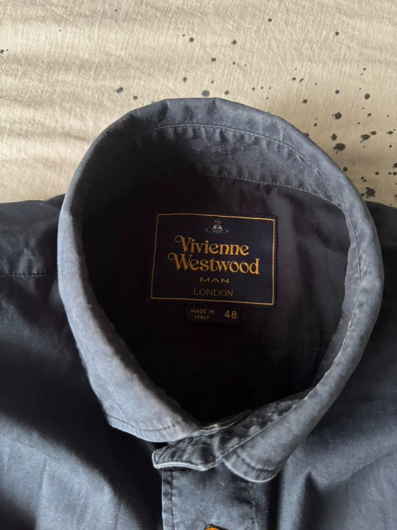 Vivienne Westwood Vivienne Westwood Black Court Collar Shirt - dmc Size M / US 6-8 / IT 42-44 - 8 Thumbnail