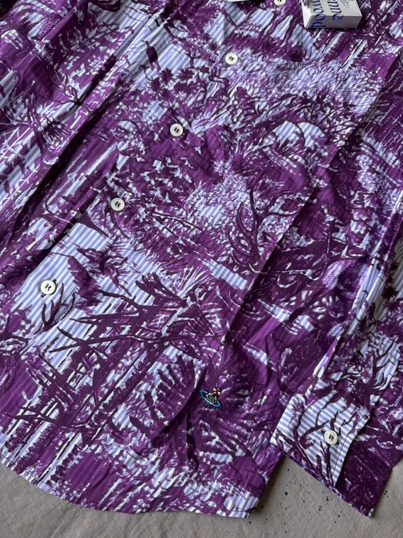 Vivienne Westwood Vivienne Westwood Archive Purple Print Shirt - dmc Size M / US 6-8 / IT 42-44 - 7 Thumbnail