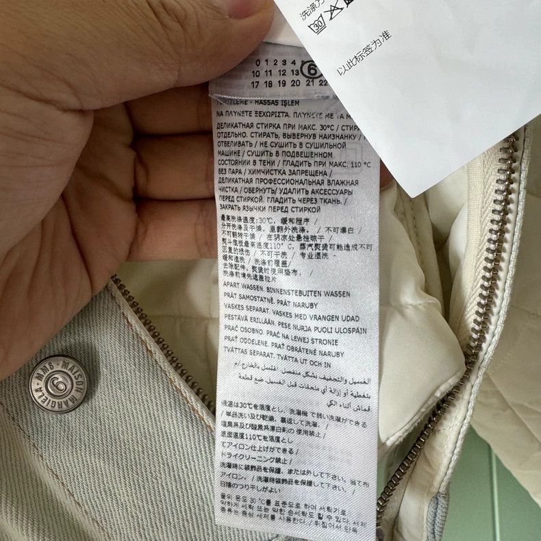Maison Margiela Maison Margiela White Denim Patchwork Jacket - dmc Size M / US 6-8 / IT 42-44 - 7 Thumbnail