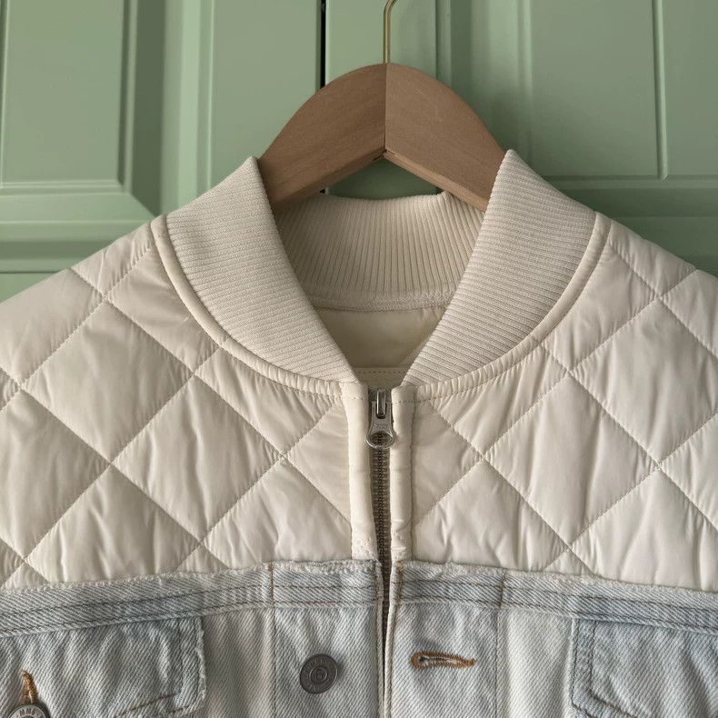 Maison Margiela Maison Margiela White Denim Patchwork Jacket - dmc Size M / US 6-8 / IT 42-44 - 9 Thumbnail