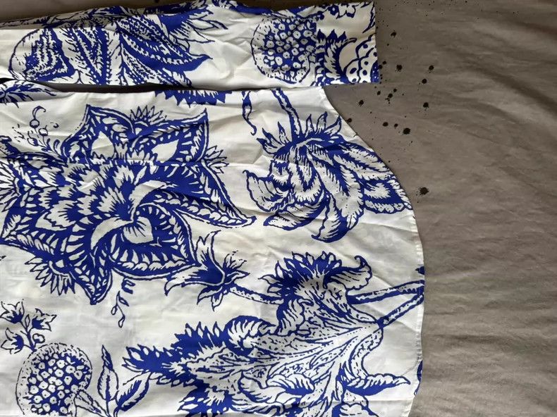 Vivienne Westwood Vivienne Westwood Blue Floral Curved Shirt - dmc Size M / US 6-8 / IT 42-44 - 9 Thumbnail