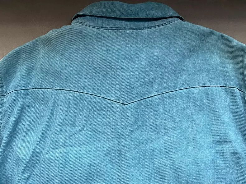 Vivienne Westwood Vivienne Westwood Distressed Denim Shirt - dmc Size M / US 6-8 / IT 42-44 - 5 Thumbnail