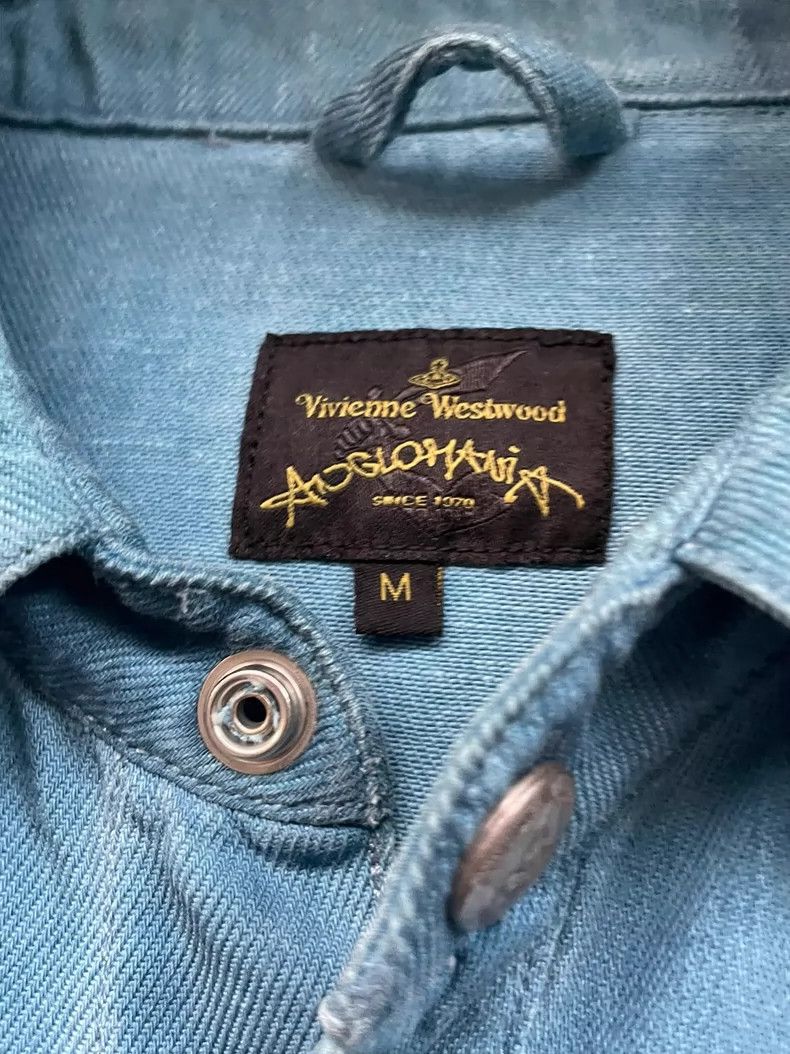 Vivienne Westwood Vivienne Westwood Distressed Denim Shirt - dmc Size M / US 6-8 / IT 42-44 - 7 Thumbnail