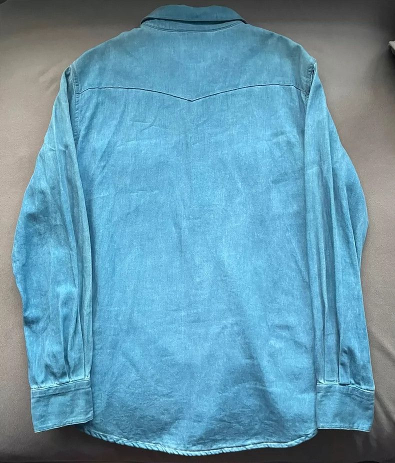 Vivienne Westwood Vivienne Westwood Distressed Denim Shirt - dmc Size M / US 6-8 / IT 42-44 - 2 Thumbnail