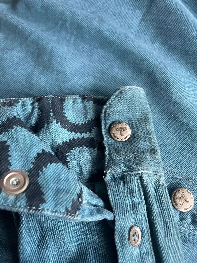 Vivienne Westwood Vivienne Westwood Distressed Denim Shirt - dmc Size M / US 6-8 / IT 42-44 - 9 Thumbnail