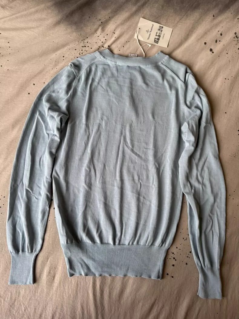 Vivienne Westwood Vivienne Westwood Blue Knit Sweater - dmc Size M / US 6-8 / IT 42-44 - 6 Thumbnail