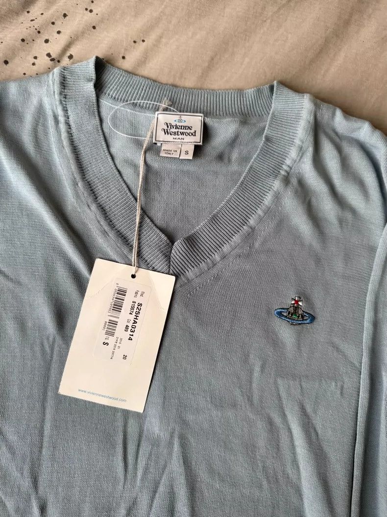 Vivienne Westwood Vivienne Westwood Blue Knit Sweater - dmc Size M / US 6-8 / IT 42-44 - 4 Thumbnail