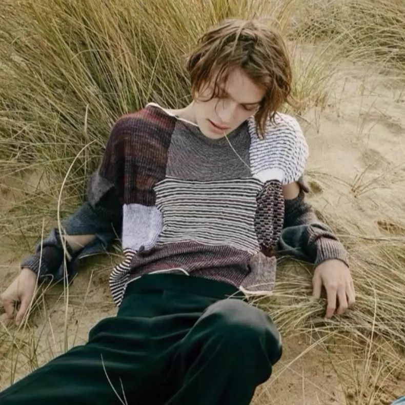 Vivienne Westwood Vivienne Westwood Asymmetric Patchwork Knit Sweater - dmc Size M / US 6-8 / IT 42-44 - 9 Thumbnail