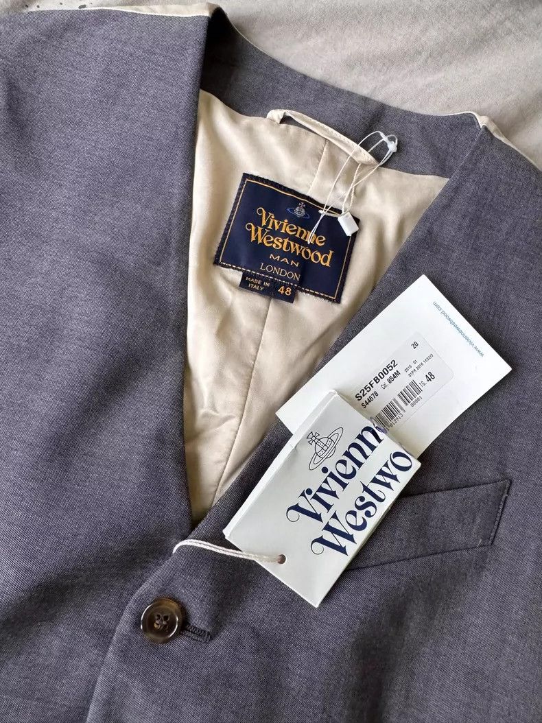 Vivienne Westwood Vivienne Westwood Grey Wool Tie Waist Vest - dmc Size M / US 6-8 / IT 42-44 - 2 Thumbnail