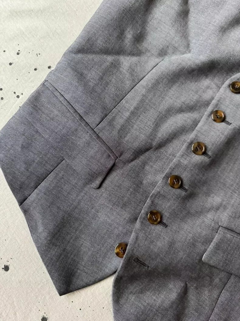 Vivienne Westwood Vivienne Westwood Grey Wool Tie Waist Vest - dmc Size M / US 6-8 / IT 42-44 - 3 Thumbnail