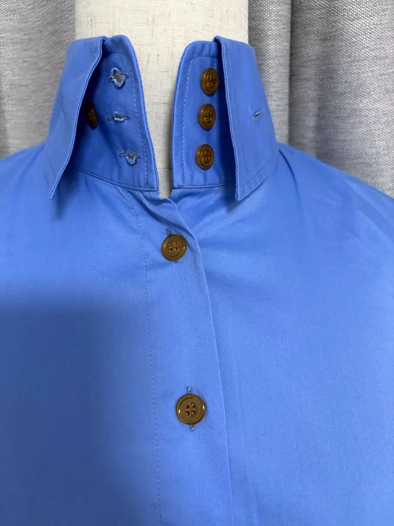 Vivienne Westwood Vivienne Westwood Blue Button-Up Shirt - dmc Size M / US 6-8 / IT 42-44 - 5 Thumbnail
