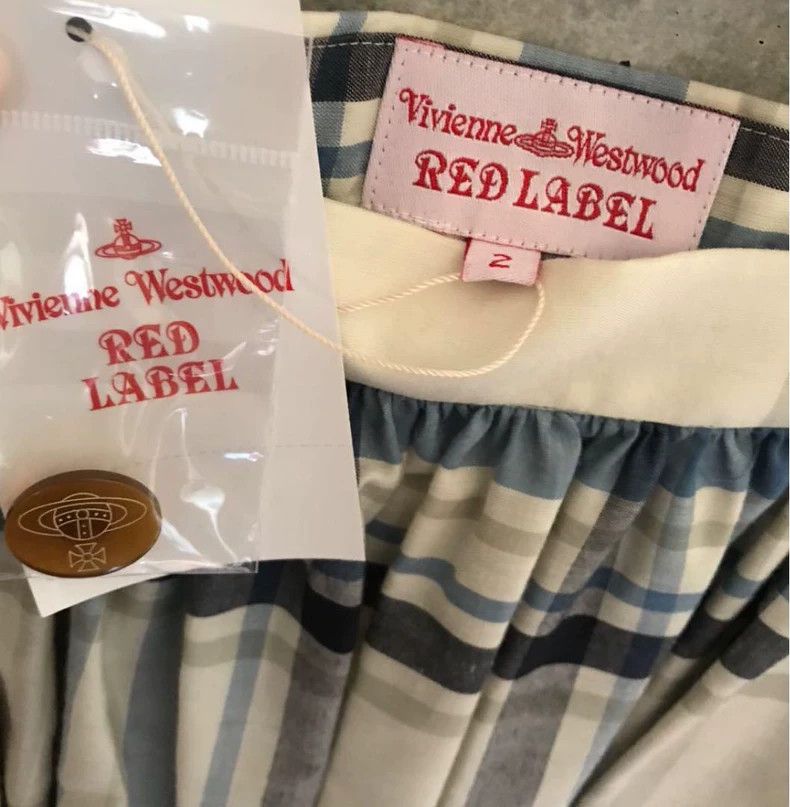 Vivienne Westwood Vivienne Westwood Blue White Plaid Skirt - dmc Size 26" / US 2 / IT 38 - 4 Thumbnail