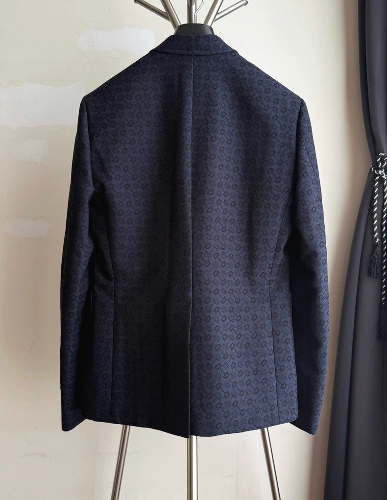 Gucci Gucci 23SS Horsebit Print Single Breasted Blazer - dmc Size M / US 6-8 / IT 42-44 - 2 Thumbnail