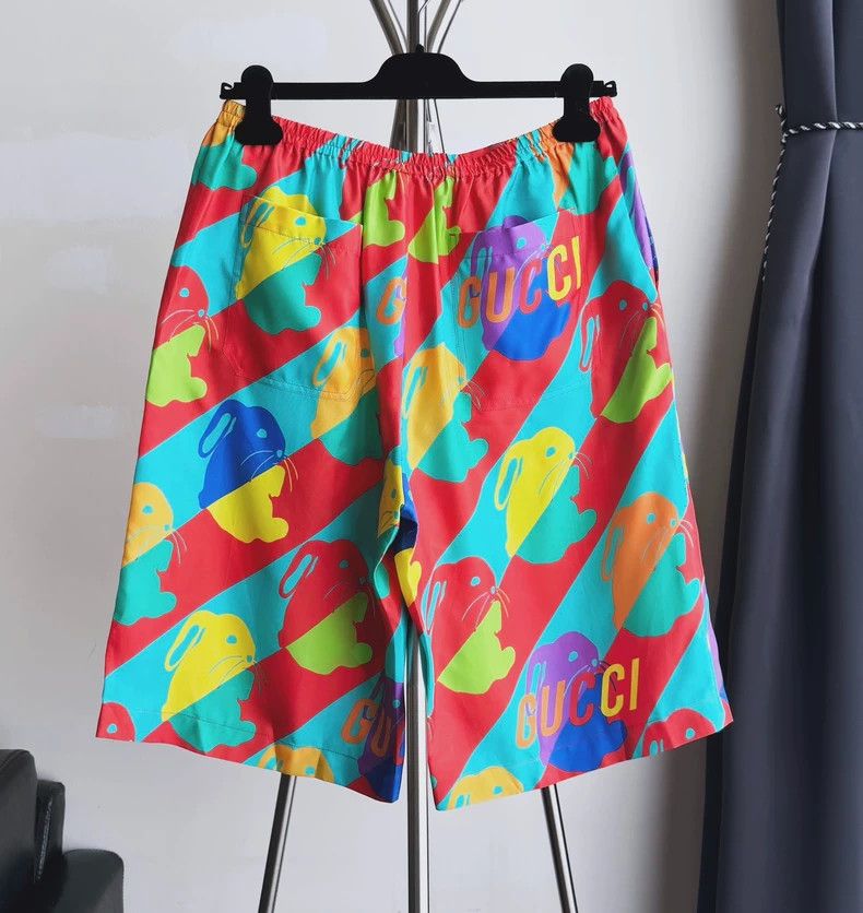 Gucci Gucci 23SS Silk Printed Shorts - dmc Size 28" / US 6 / IT 42 - 2 Thumbnail