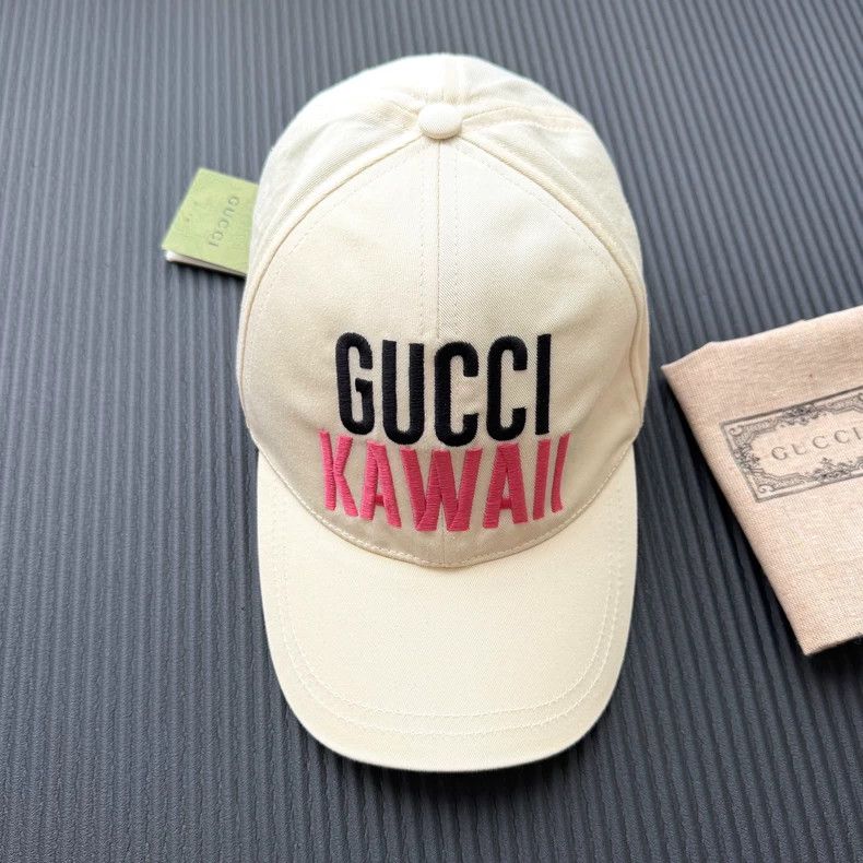 Gucci Gucci Embroidered Logo Baseball Cap - dmc Size ONE SIZE - 2 Thumbnail