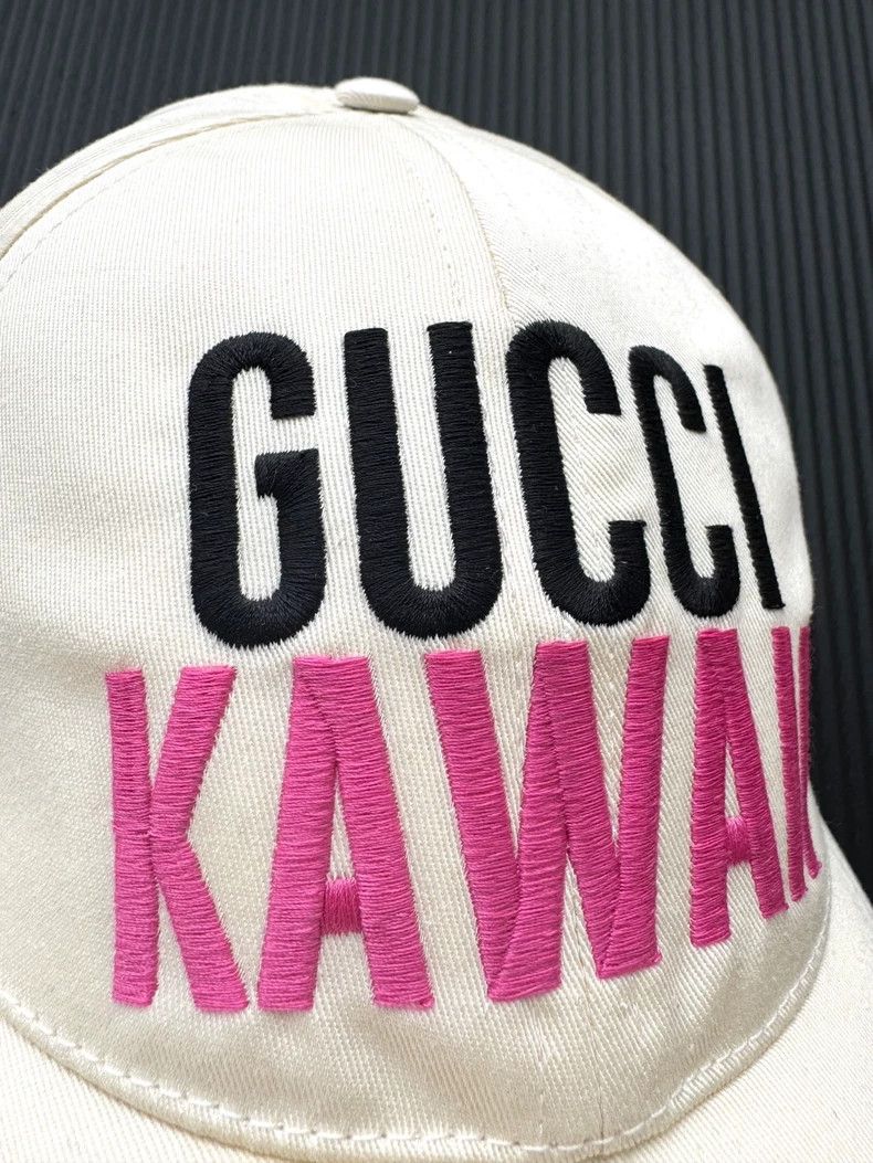 Gucci Gucci Embroidered Logo Baseball Cap - dmc Size ONE SIZE - 3 Thumbnail