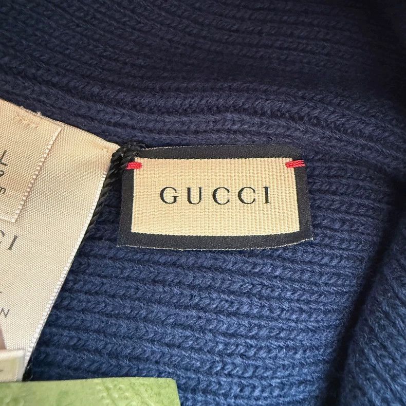Gucci GUCCI 24FW Runway Thick Wool Knit Beanie - dmc Size ONE SIZE - 7 Thumbnail