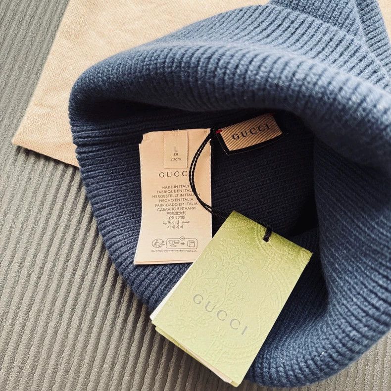 Gucci GUCCI 24FW Runway Thick Wool Knit Beanie - dmc Size ONE SIZE - 5 Thumbnail