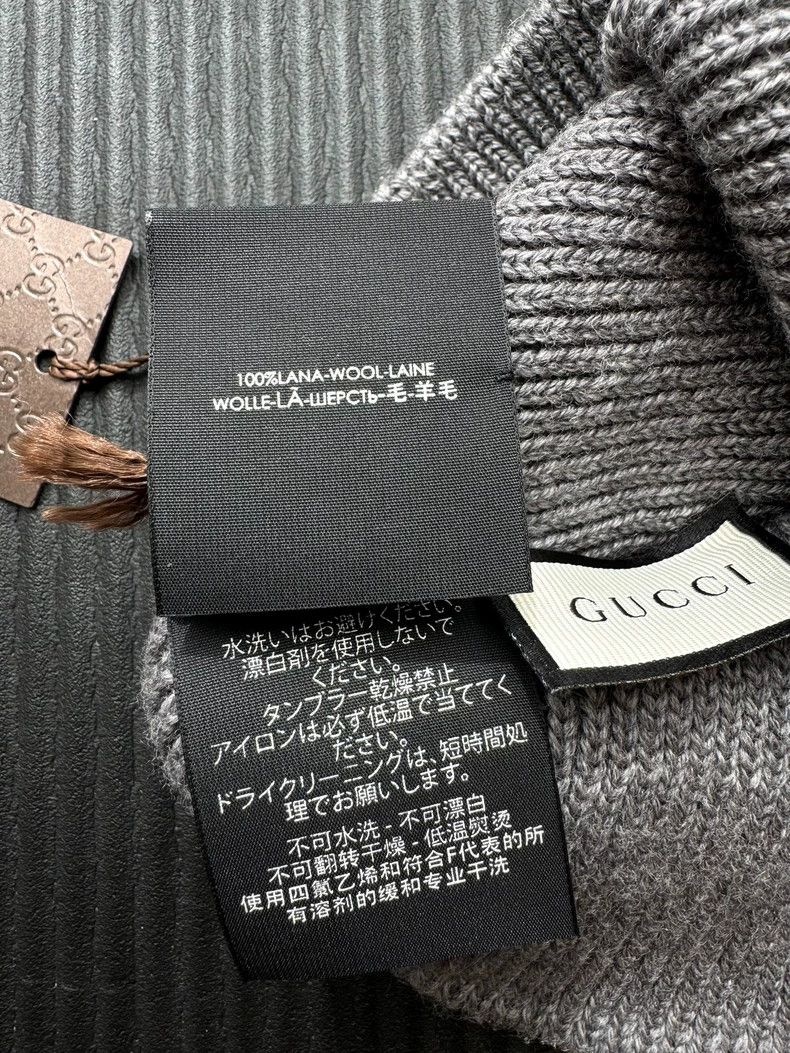 Gucci Gucci GG Embroidered Wool Knit Hat - dmc Size ONE SIZE - 8 Thumbnail