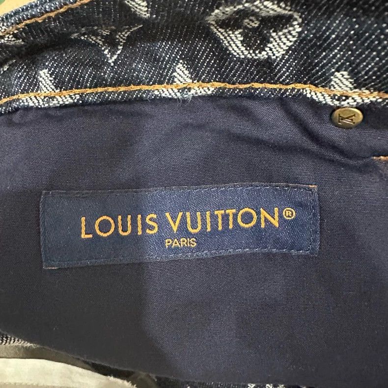 Louis Vuitton Louis Vuitton Monogram Logo Jeans - dmc Size 28" / US 6 / IT 42 - 4 Thumbnail