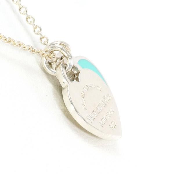Tiffany & Co. Tiffany & Co. Tiffany Return to Mini Double 925 Silver Enamel Necklace Metal Necklace Size ONE SIZE - 2 Thumbnail