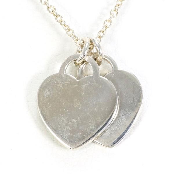 Tiffany & Co. Tiffany & Co. Tiffany Return to Mini Double 925 Silver Enamel Necklace Metal Necklace Size ONE SIZE - 4 Thumbnail