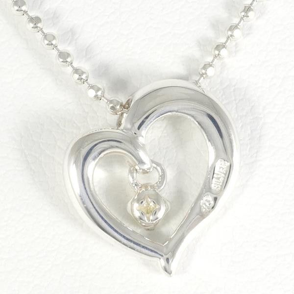 Other Other 4℃ Silver Diamond Necklace Metal Necklace Size ONE SIZE - 3 Thumbnail