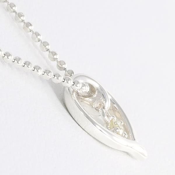 Other Other 4℃ Silver Diamond Necklace Metal Necklace Size ONE SIZE - 2 Thumbnail