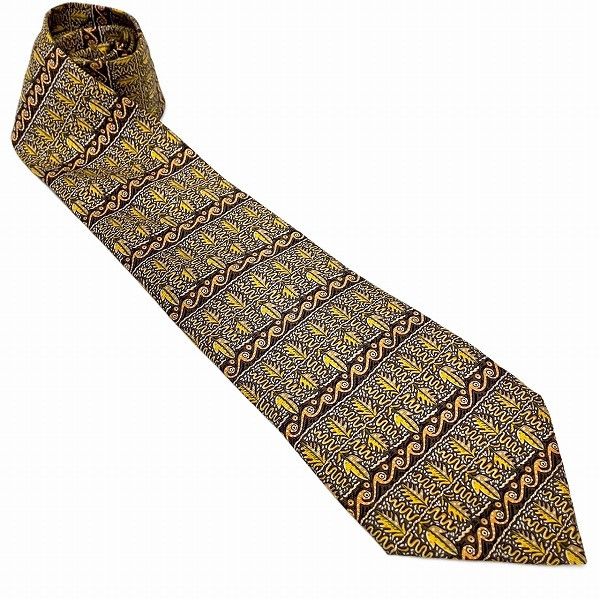 Hermes Hermes Hermes Silk Tie Others Necktie DUTY FREE for USA Size ONE SIZE - 9 Thumbnail