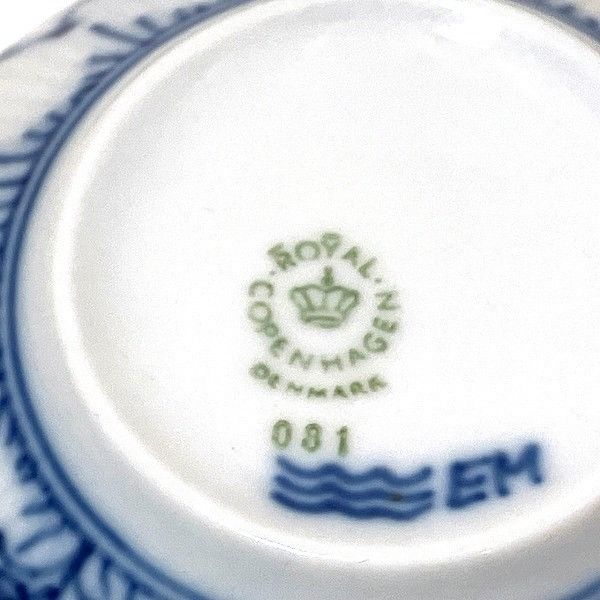 Other Other Royal Copenhagen Blue Fluted Half Lace Teacup Saucer Set Ceramic Other Size ONE SIZE - 4 Thumbnail