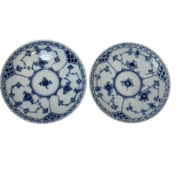 Other Other Royal Copenhagen Blue Fluted Half Lace Teacup Saucer Set Ceramic Other Size ONE SIZE - 7 Thumbnail