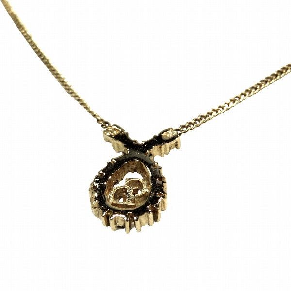 Dior Dior Dior Ribbon Pendant Necklace Metal Necklace Size ONE SIZE - 4 Thumbnail
