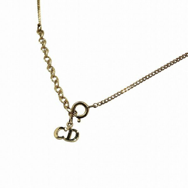 Dior Dior Dior Ribbon Pendant Necklace Metal Necklace Size ONE SIZE - 8 Thumbnail