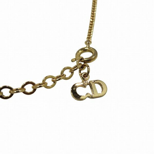 Dior Dior Dior Ribbon Pendant Necklace Metal Necklace Size ONE SIZE - 9 Thumbnail