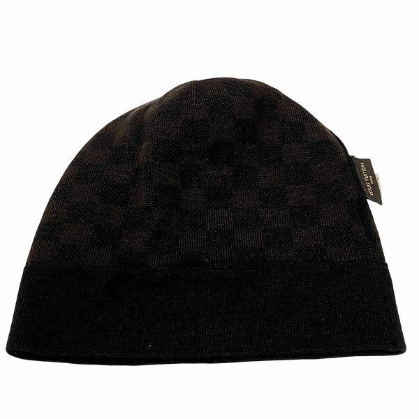Louis Vuitton Louis Vuitton Louis Vuitton Bonnet Petit Damier Wool Knit Cap Canvas Hats M74196 Size ONE SIZE - 3 Thumbnail