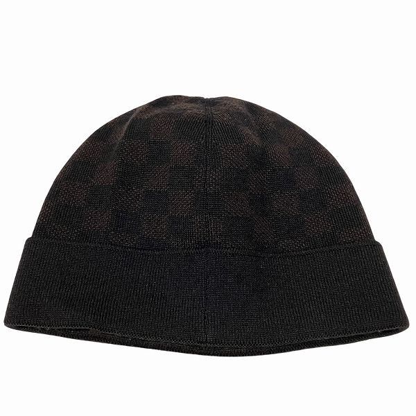 Louis Vuitton Louis Vuitton Louis Vuitton Bonnet Petit Damier Wool Knit Cap Canvas Hats M74196 Size ONE SIZE - 2 Thumbnail