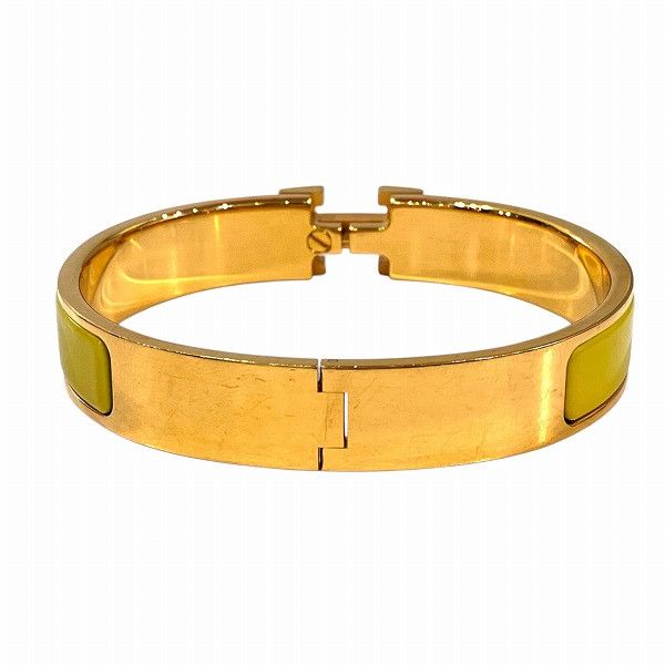 Hermes Hermes Hermes H Click Bangle Metal Bangle Size ONE SIZE - 2 Thumbnail