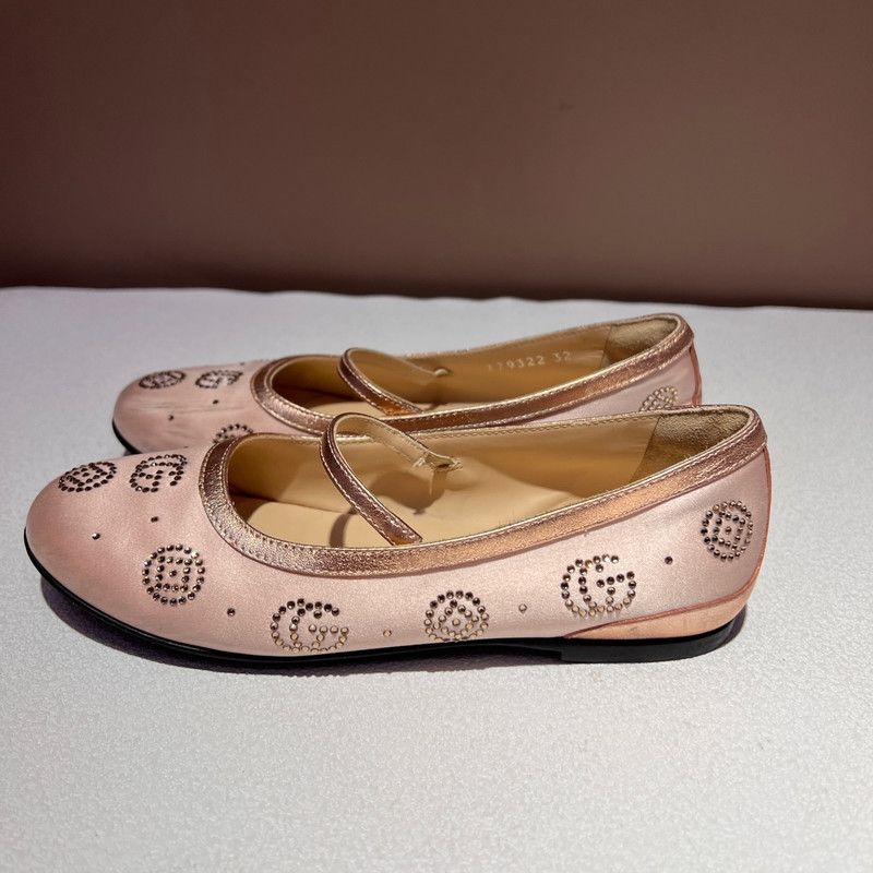 Gucci Gucci Pink Leather Mary Jane Casual Shoes 0079 Size US 5 / EU 37 - 6 Thumbnail