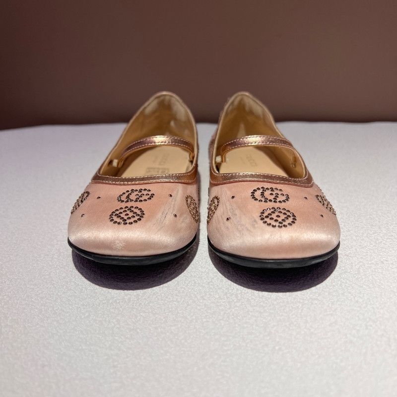 Gucci Gucci Pink Leather Mary Jane Casual Shoes 0079 Size US 5 / EU 37 - 2 Thumbnail