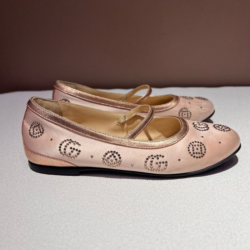 Gucci Gucci Pink Leather Mary Jane Casual Shoes 0079 Size US 5 / EU 37 - 4 Thumbnail